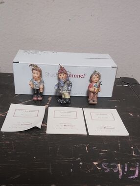 NIB Studio Hummel Ornament Set #9 – 3 Piece Vintage Collection w/ COAs
